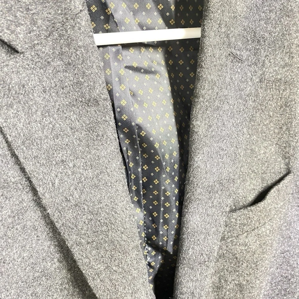 Ralph Lauren Black Label Mens Jordan Wool/silk Solid gray Sportcoat Blazer 40R